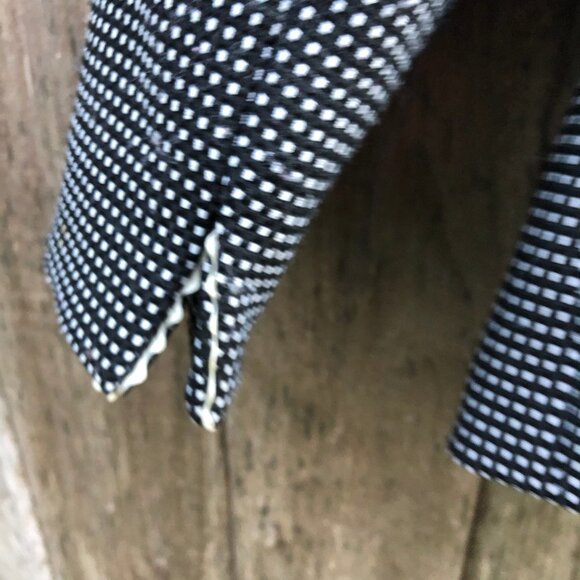 Sandra Darren Vintage Cottagecore Polka Dot Blazer Size 6 - Picture 4 of 6